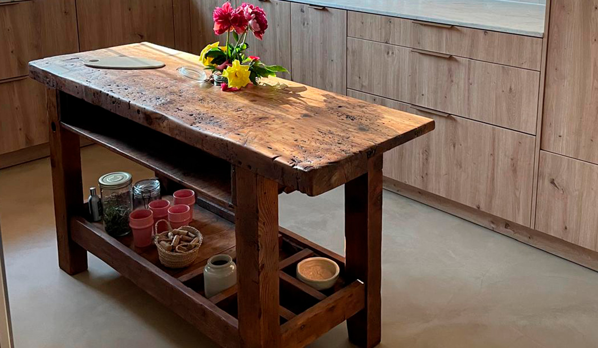 Ancien établi de menuisier rénové par l'Atelier Joseph et Honoré