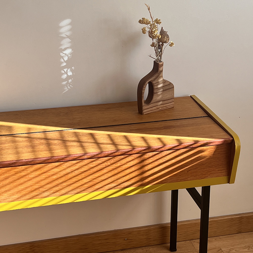 Console vintage des années 60 rénovée par l'Atelier Joseph et Honoré